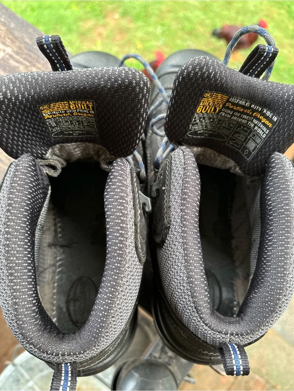 KEEN Utility Braddock Mid Work Boots Men’s 10.5 EE Wide Waterproof Soft Toe Blac